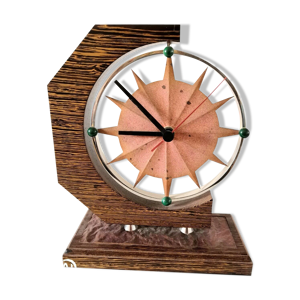 Horloge acier et bois, années