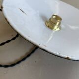 Sheet metal suspension, industrial enameled bowl