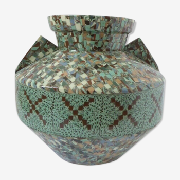 Vase à l'antique atelier Gerbino 1975 Vallauris