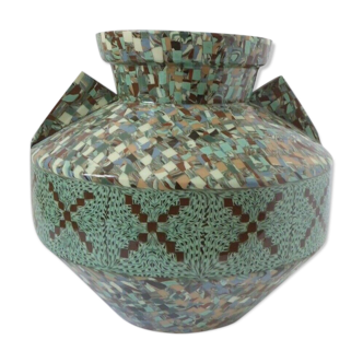 Vase at the ancient workshop Gerbino 1975 Vallauris