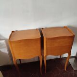 Pair of niche bedside tables