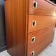 1960s teak Scandinavian style chest of drawers