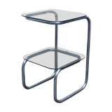 Smoked glass side table