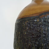 Jacaranda wood vase 1980s