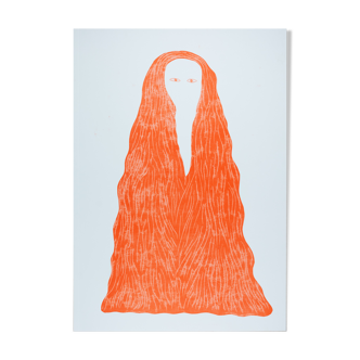 Hair, monotype