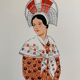 Lithographie costumes nationaux - Champagne