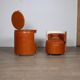 Dilly Dally Vanity In Cognac By Luigi Massoni For Poltrona Frau, Italy 1968