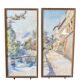Pair of watercolours signed M.L, early 20th century, Provence