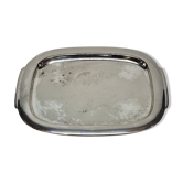 Prata Wolff Vintage Silver Metal Tray