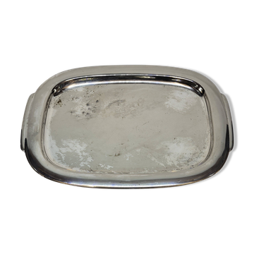 Prata Wolff Vintage Silver Metal Tray