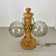 Large Organic Sculptural PINE Wooden Table Light by Temde Lights, Germany 1