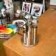 Space Age chrome table lamp – Attributed to Gaetano Sciolari for B