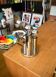 Space Age chrome table lamp – Attributed to Gaetano Sciolari for B