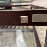 Glass coffee table by Pierre Vandal