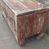 Small old chest with two drawers