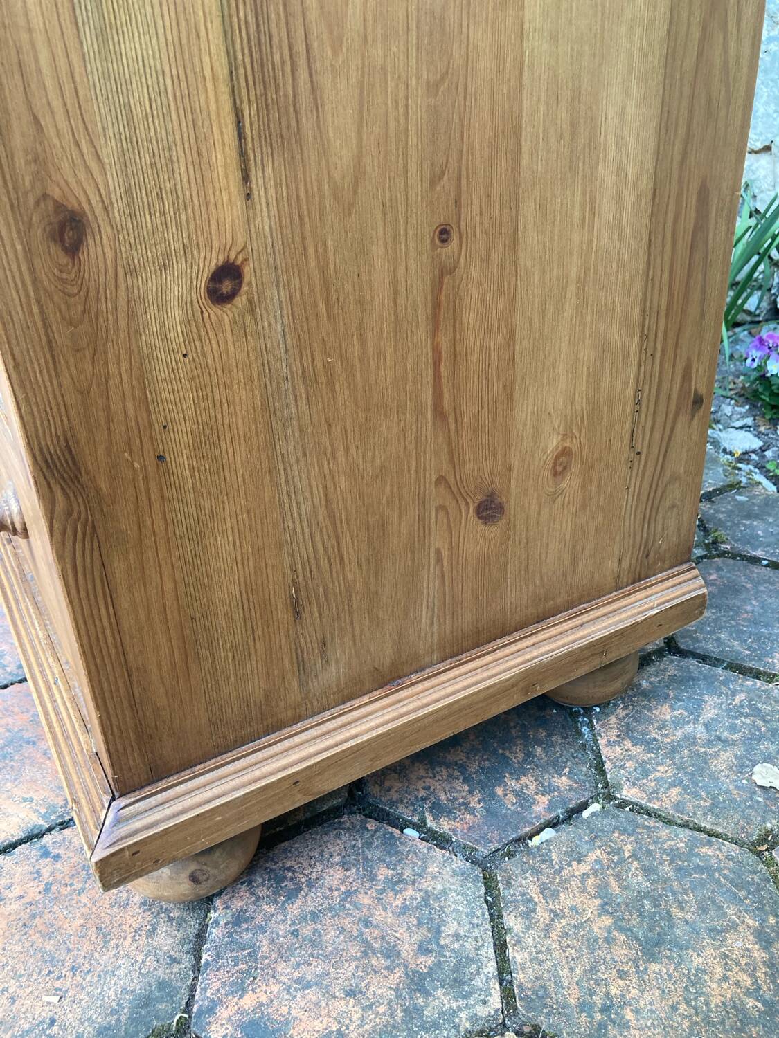 Antique pine chest of drawers