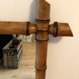 Antique bamboo mirror