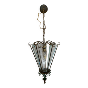 lanterne en laiton et - verre