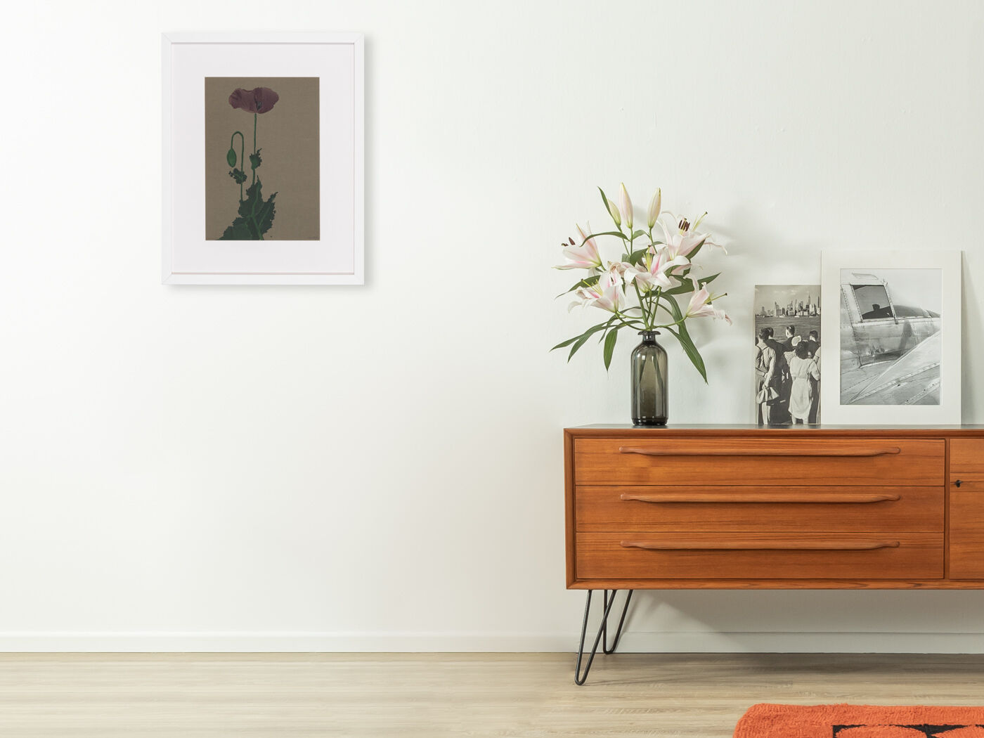 Poppy, Aquarelle on Paper, 42 x 52 cm