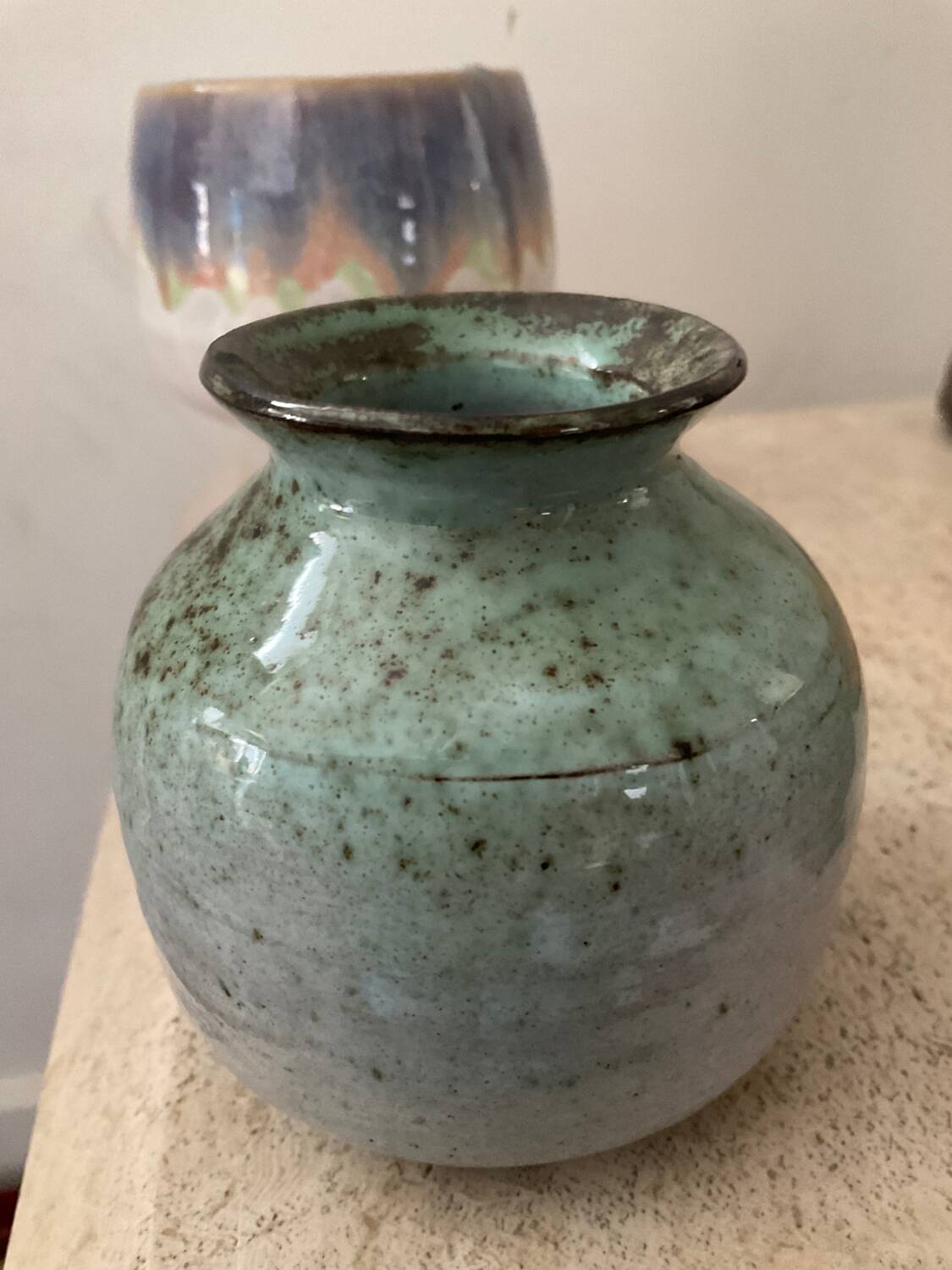 Series of 6 vintage miniature vases
