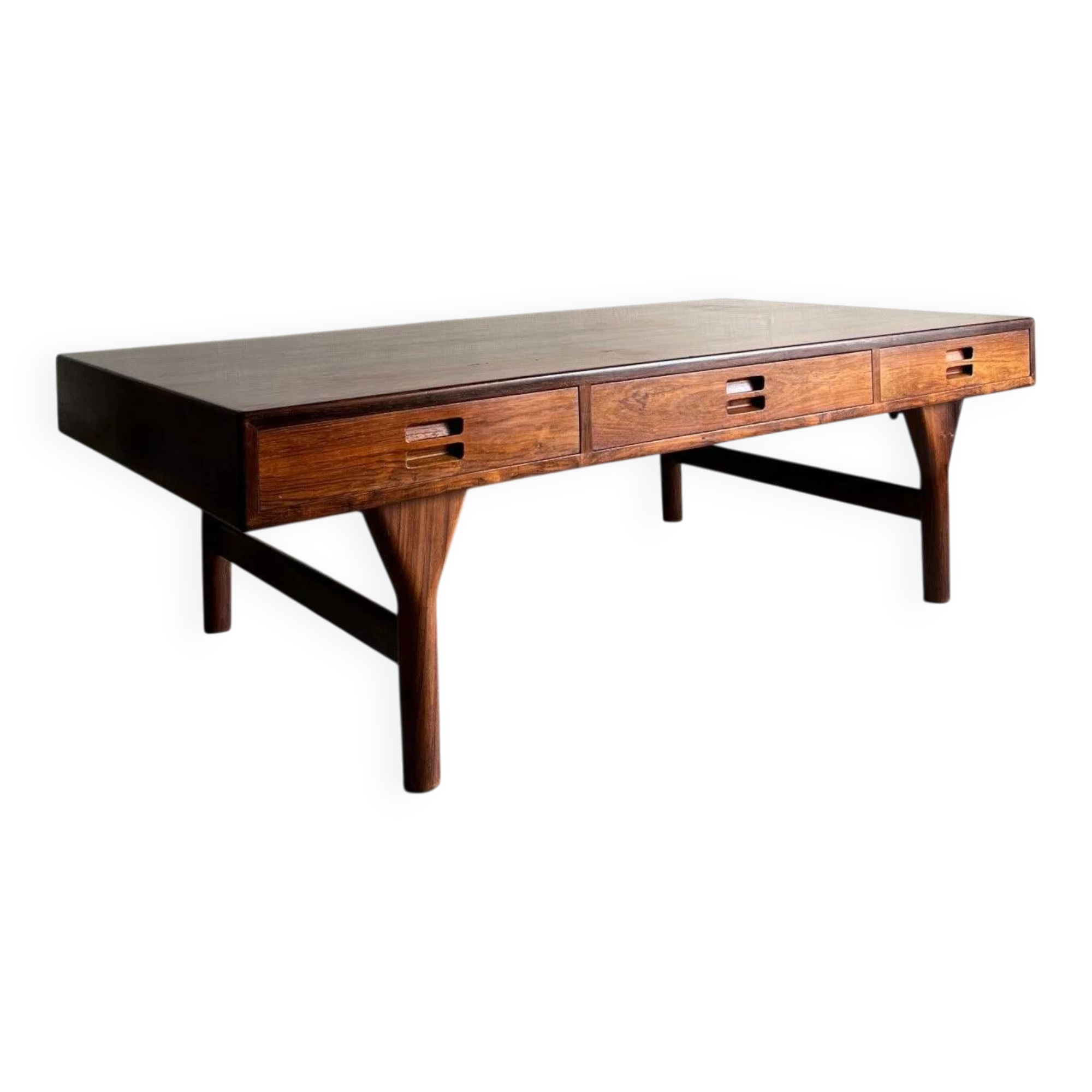Rosewood coffee table by Nanna Ditzel for Søren Willadsen, Denmark, 1950s
