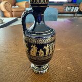 Greek amphora vase, 24k gold