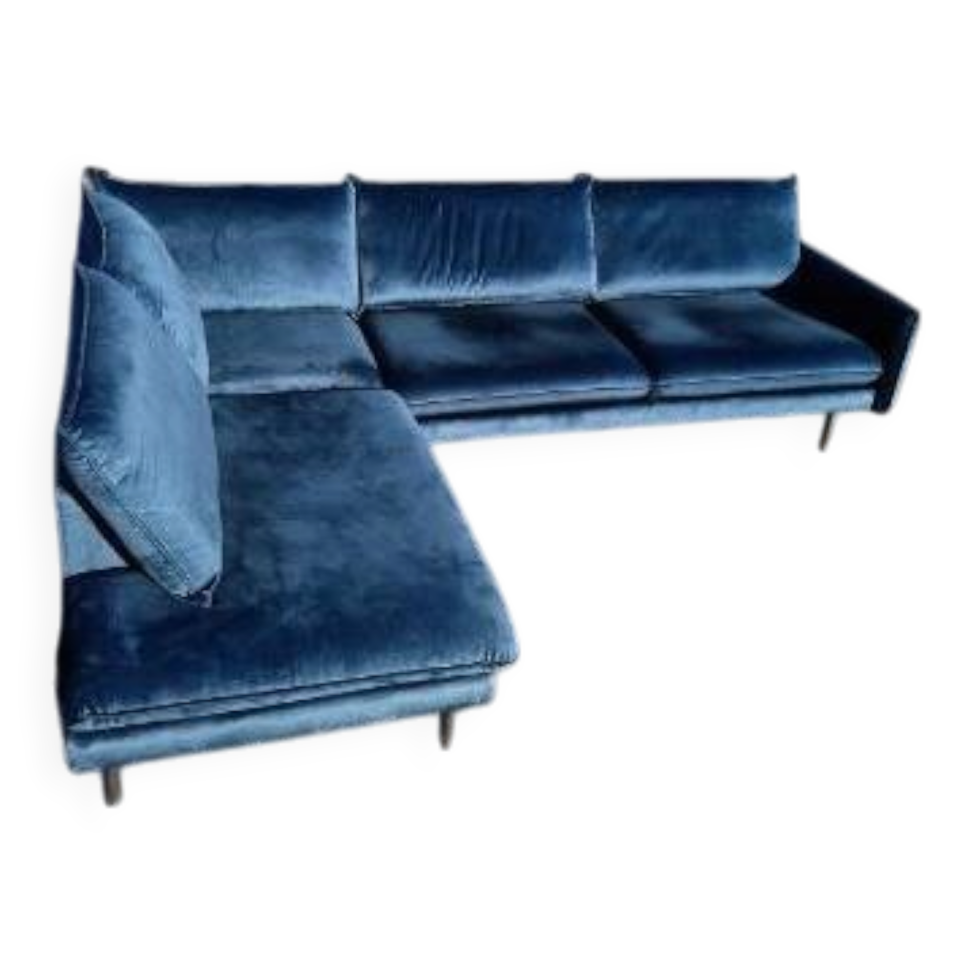 blue corner sofa
