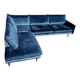 blue corner sofa