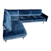 blue corner sofa