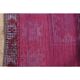 Vintage 1970s Turkish Oushak Handmade Pink Red Wool Wool Runner 89X265