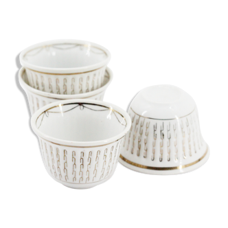 Set of 4 Moroccan ceramic cups