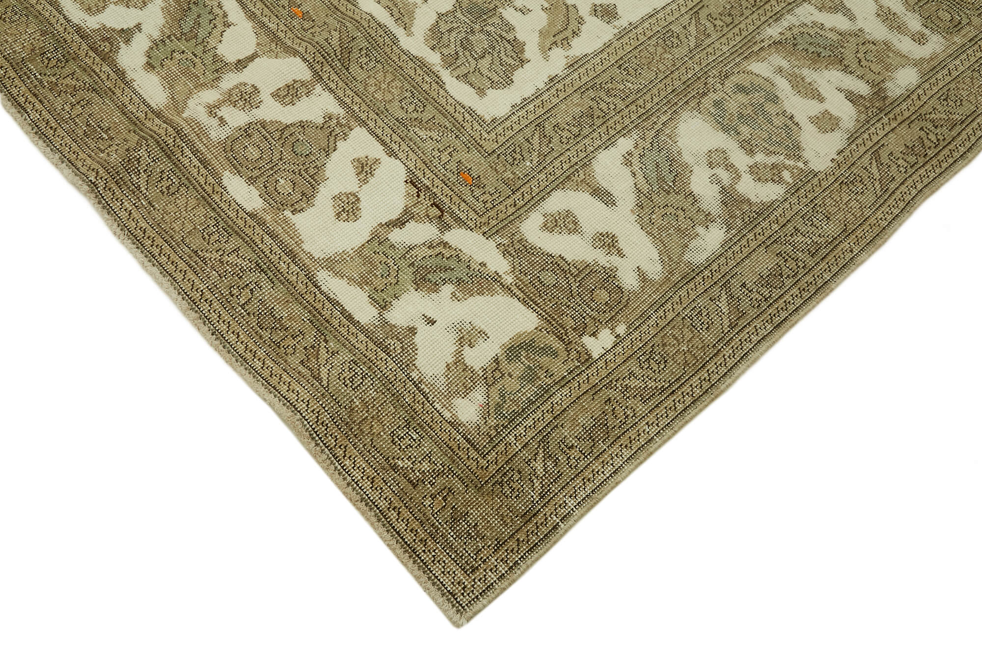 1980s 300 cm x 395 cm beige wool carpet