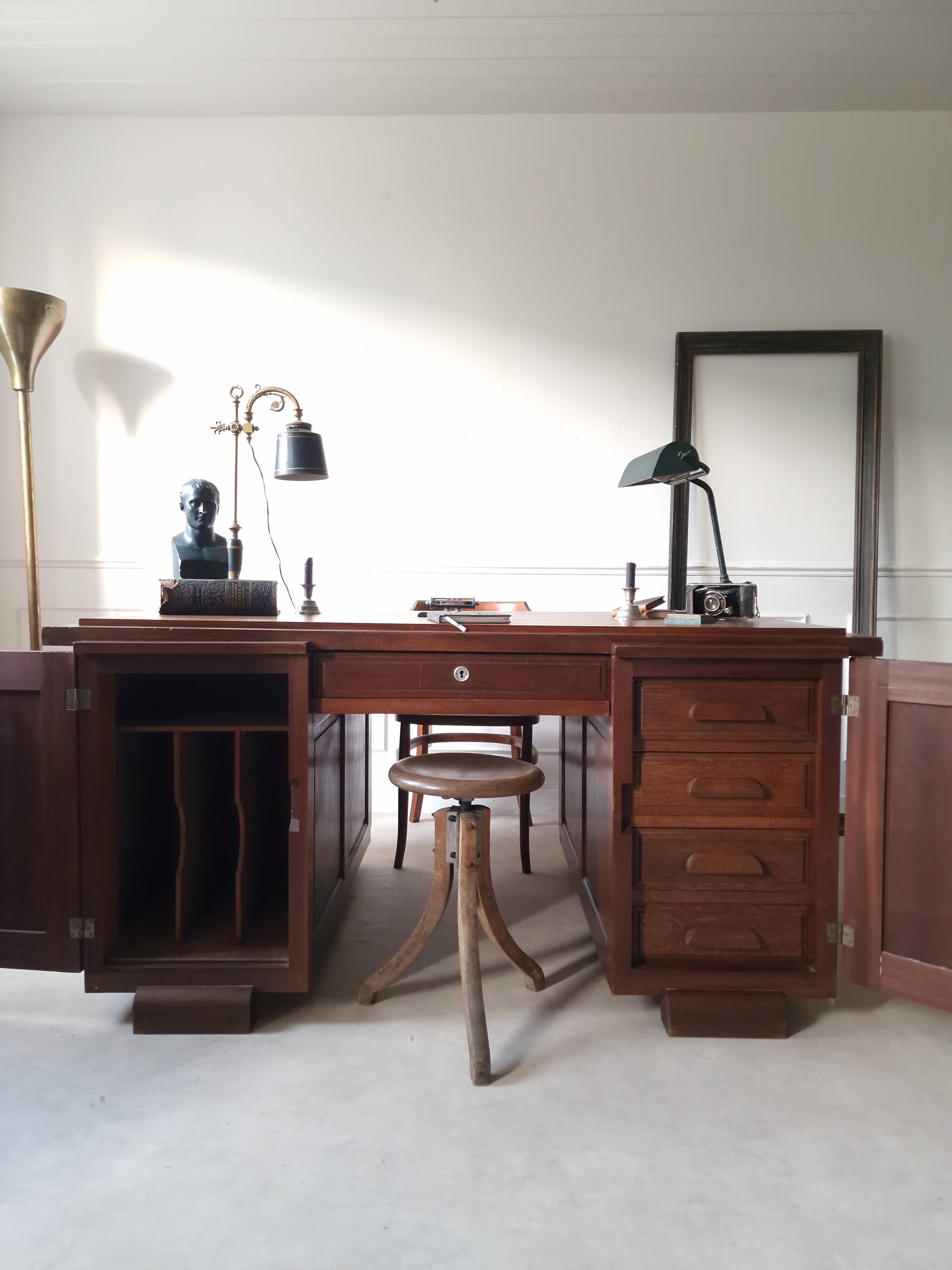 Antique double desk