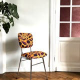 Re-carpeted vintage chair