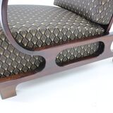 1930s Pair of Restored Art Deco Adjustable Armchairs, Czechoslovakia