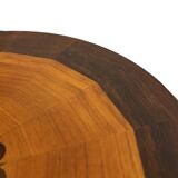 Art Deco Oak Side Table Inlaid Leaf coromandel minimalist design