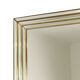 Miroir avec console argentés et dorés – Deknudt