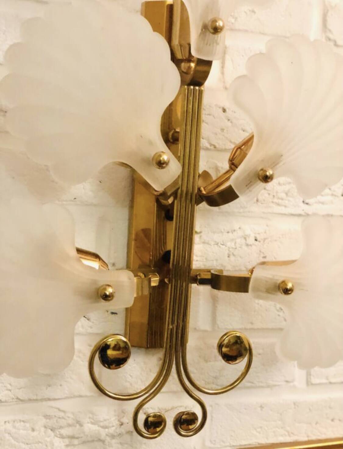 Old Art Deco DEKNUDT wall light