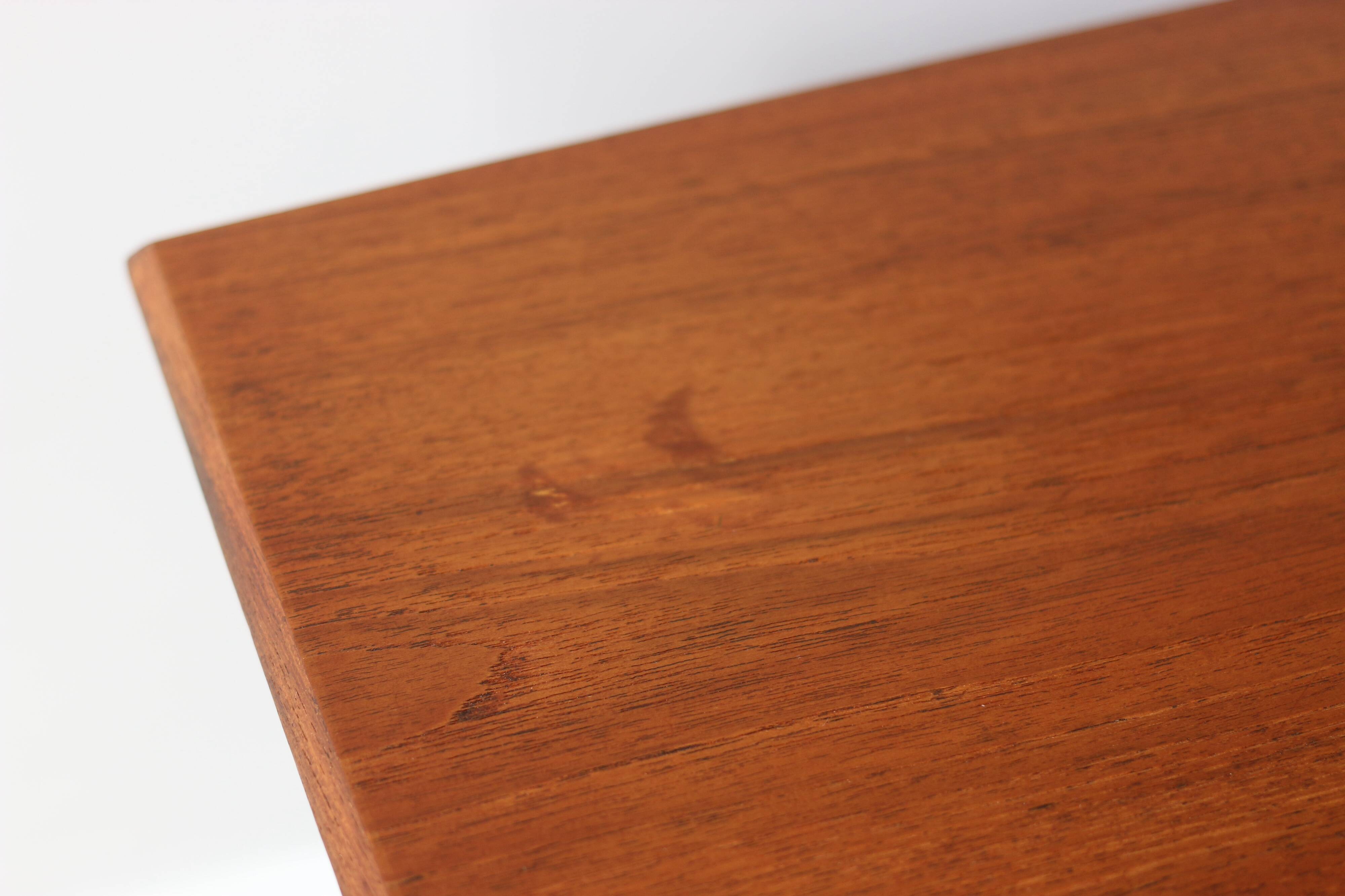 Small vintage 1960s Scandinavian teak desk