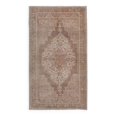 Vintage Turkish handmade rug 203x358 cm
