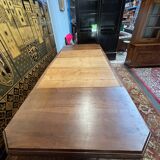Art deco dining table central leg