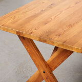 Pine dining table 1970s