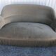 Vintage toad sofa in light taupe velvet
