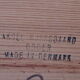 Vintage pine wood sidetable and or bench by Aksel Kjersgaard Odder Denmark
