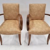 Pair of bridge chairs, 50s
