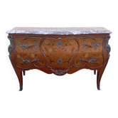 Marquetry commode in Louis XV style