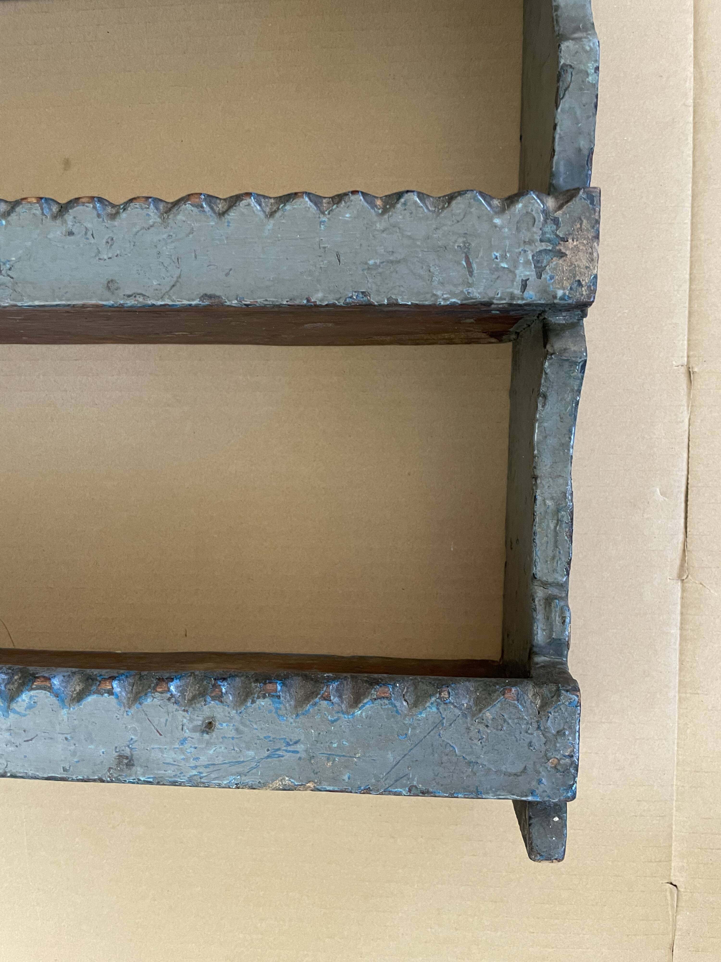 Antique wall shelf