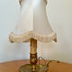 Lampe de chevet en bronze vintage 1960