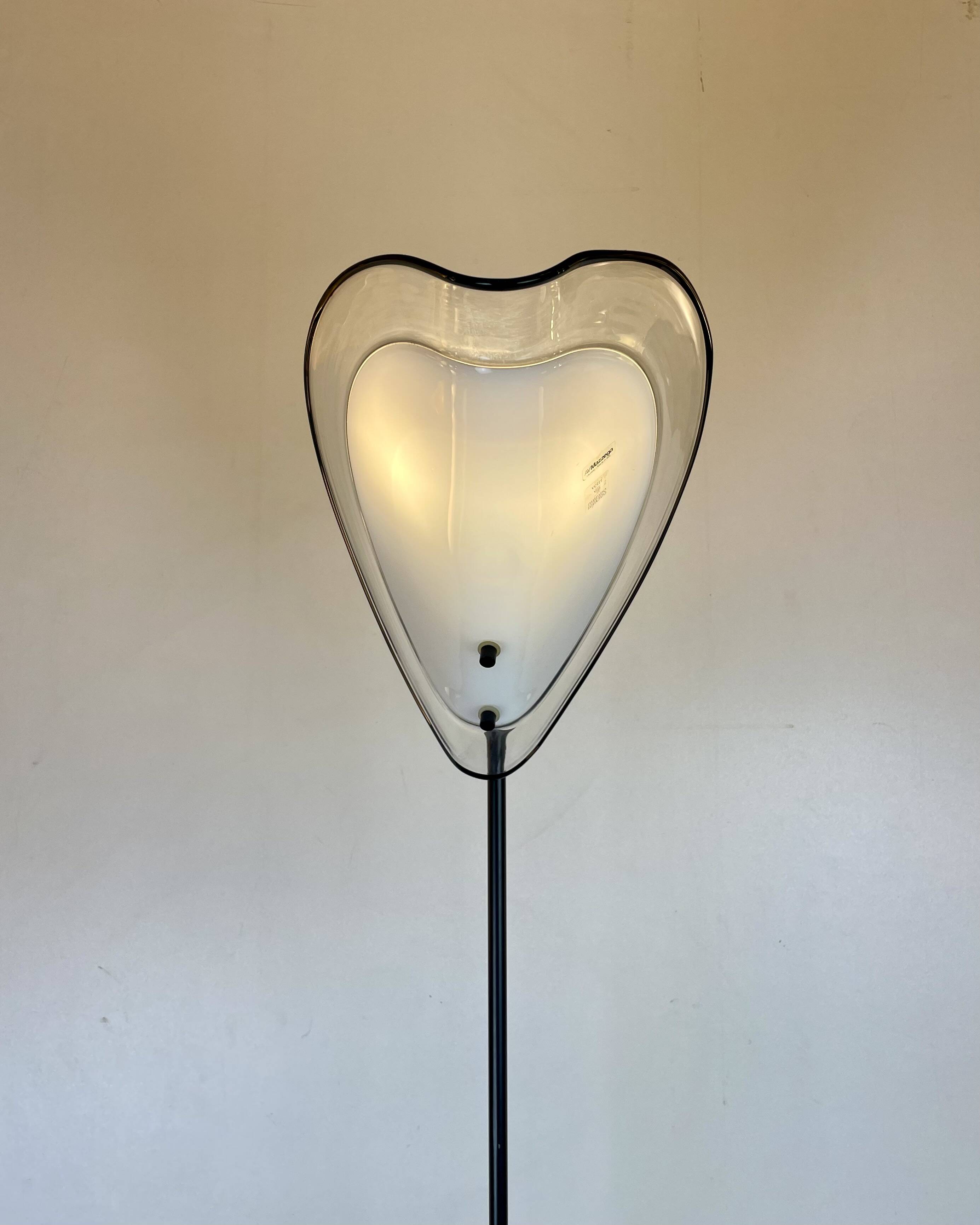 Murano Floor Lamp by Mazzega, Italy, 1980s