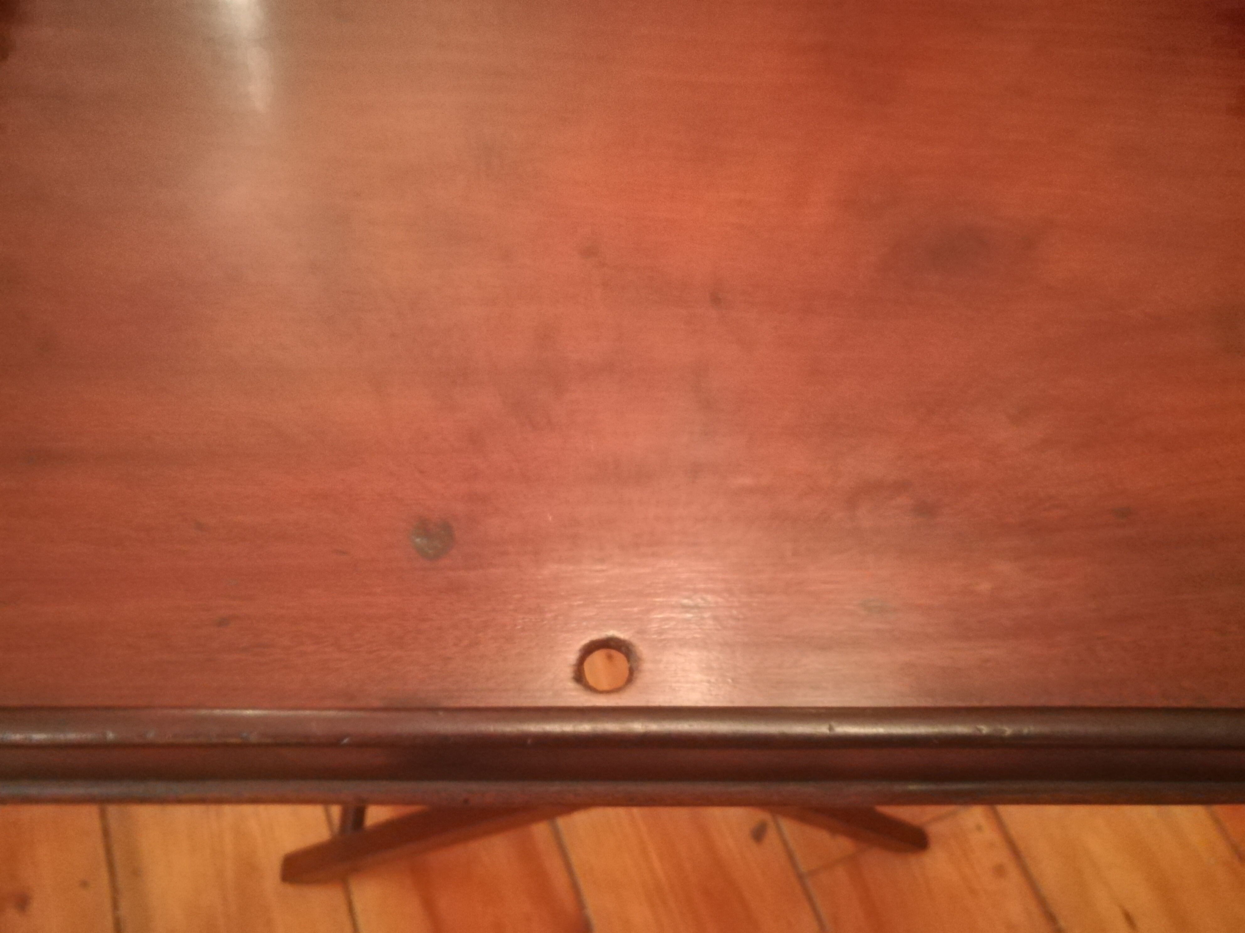 Mahogany butler folding table